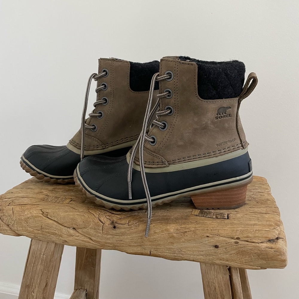 SOREL Slimpack II Lace Duck Boots – Size 5.5 / EU 36.5 - Picture 3 of 6